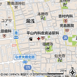 和歌山県有田郡湯浅町湯浅273周辺の地図