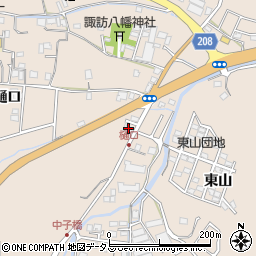 徳島県徳島市上八万町樋口224-4周辺の地図