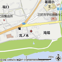 徳島県三好市池田町州津滝端周辺の地図
