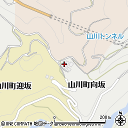 徳島県吉野川市山川町向坂52周辺の地図
