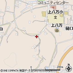 徳島県徳島市上八万町樋口113周辺の地図