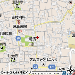 和歌山県有田郡湯浅町湯浅863-3周辺の地図