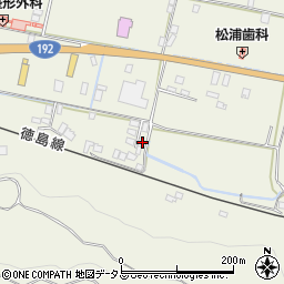 徳島県三好郡東みよし町中庄2493周辺の地図