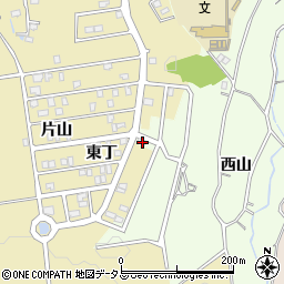 徳島県徳島市下町西山周辺の地図