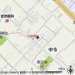 愛媛県今治市中寺163周辺の地図