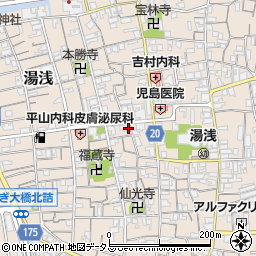 和歌山県有田郡湯浅町湯浅617周辺の地図