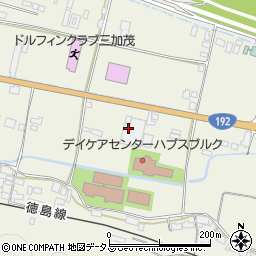福山通運株式会社　阿波池田営業所周辺の地図