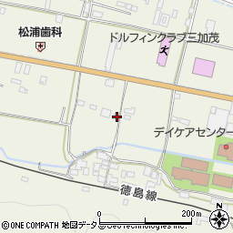徳島県三好郡東みよし町中庄1325周辺の地図