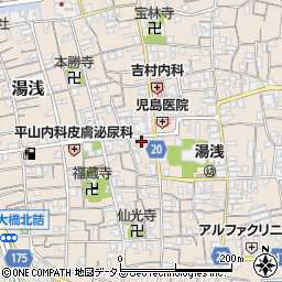 和歌山県有田郡湯浅町湯浅623周辺の地図