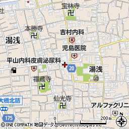 和歌山県有田郡湯浅町湯浅623周辺の地図