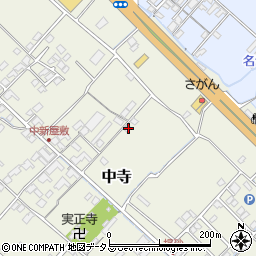 愛媛県今治市中寺186周辺の地図