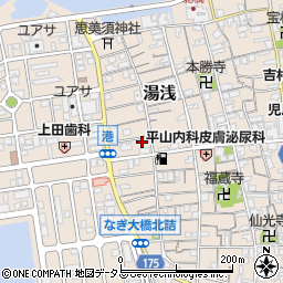 和歌山県有田郡湯浅町湯浅109周辺の地図