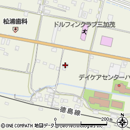 徳島県三好郡東みよし町中庄1338周辺の地図