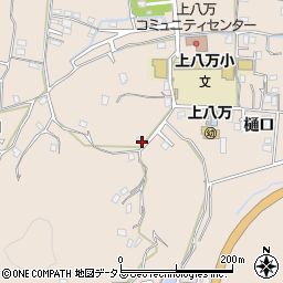 徳島県徳島市上八万町樋口141周辺の地図