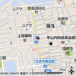 和歌山県有田郡湯浅町湯浅100-2周辺の地図
