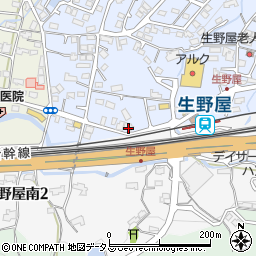 フラワーショップ樹林周辺の地図