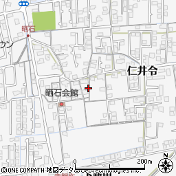 山口県防府市仁井令晒石829周辺の地図