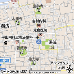 和歌山県有田郡湯浅町湯浅613周辺の地図