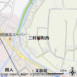 徳島県徳島市三軒屋町（西）周辺の地図