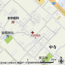 愛媛県今治市中寺327周辺の地図