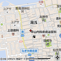 和歌山県有田郡湯浅町湯浅105周辺の地図