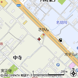 愛媛県今治市中寺249周辺の地図