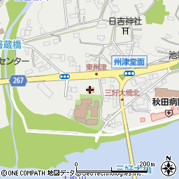 ローソン池田町箸蔵店周辺の地図