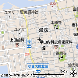 和歌山県有田郡湯浅町湯浅104周辺の地図