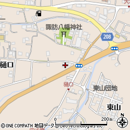 徳島県徳島市上八万町樋口225周辺の地図