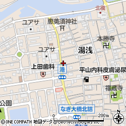 和歌山県有田郡湯浅町湯浅2787周辺の地図