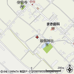 愛媛県今治市中寺380周辺の地図