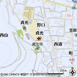 つるぎ町立　貞光幼稚園周辺の地図