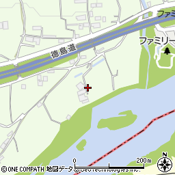 徳島県三好郡東みよし町昼間224周辺の地図