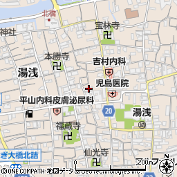 和歌山県有田郡湯浅町湯浅598周辺の地図