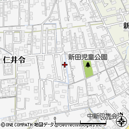 山口県防府市新田527周辺の地図