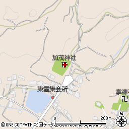 加茂神社周辺の地図