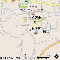 徳島県徳島市上八万町樋口148-4周辺の地図