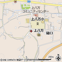 徳島県徳島市上八万町樋口148周辺の地図