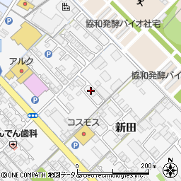 山口県防府市新田169周辺の地図