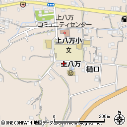 徳島県徳島市上八万町樋口149周辺の地図