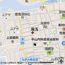 和歌山県有田郡湯浅町湯浅177周辺の地図