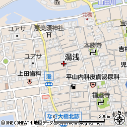 和歌山県有田郡湯浅町湯浅90周辺の地図