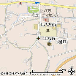 徳島県徳島市上八万町樋口145周辺の地図