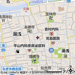 和歌山県有田郡湯浅町湯浅539周辺の地図