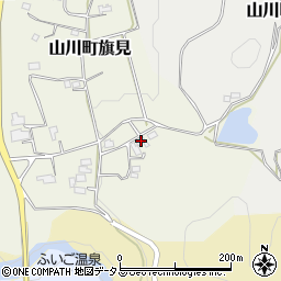 徳島県吉野川市山川町旗見136周辺の地図