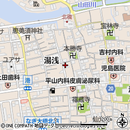 和歌山県有田郡湯浅町湯浅398周辺の地図