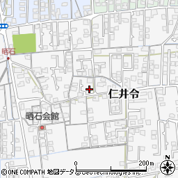 山口県防府市仁井令晒石767周辺の地図