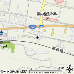 徳島県三好郡東みよし町中庄2556周辺の地図