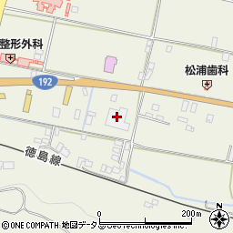 徳島県三好郡東みよし町中庄1254周辺の地図
