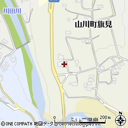 徳島県吉野川市山川町旗見233周辺の地図
